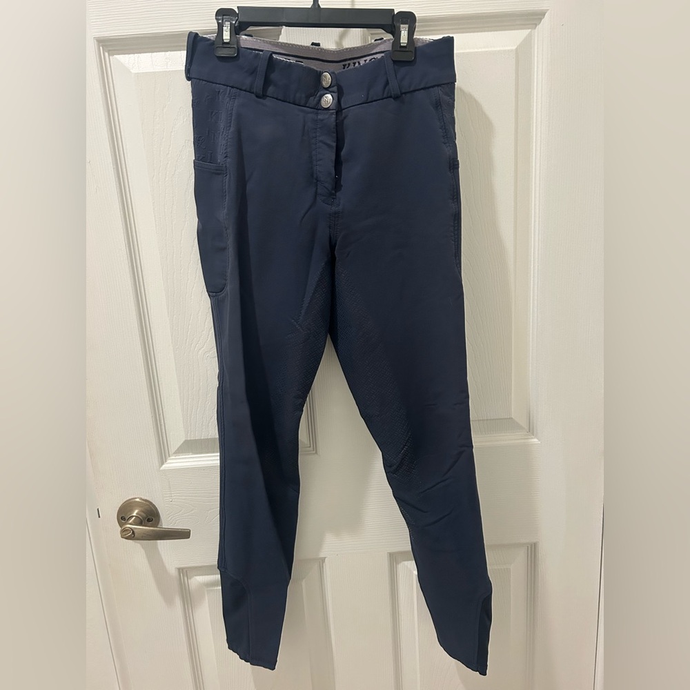 Kingsland navy full seat breeches